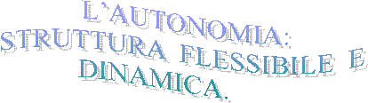       LAUTONOMIA:  
     STRUTTURA  FLESSIBILE  E  
     DINAMICA.          
