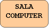 Rettangolo arrotondato: SALA
COMPUTER

